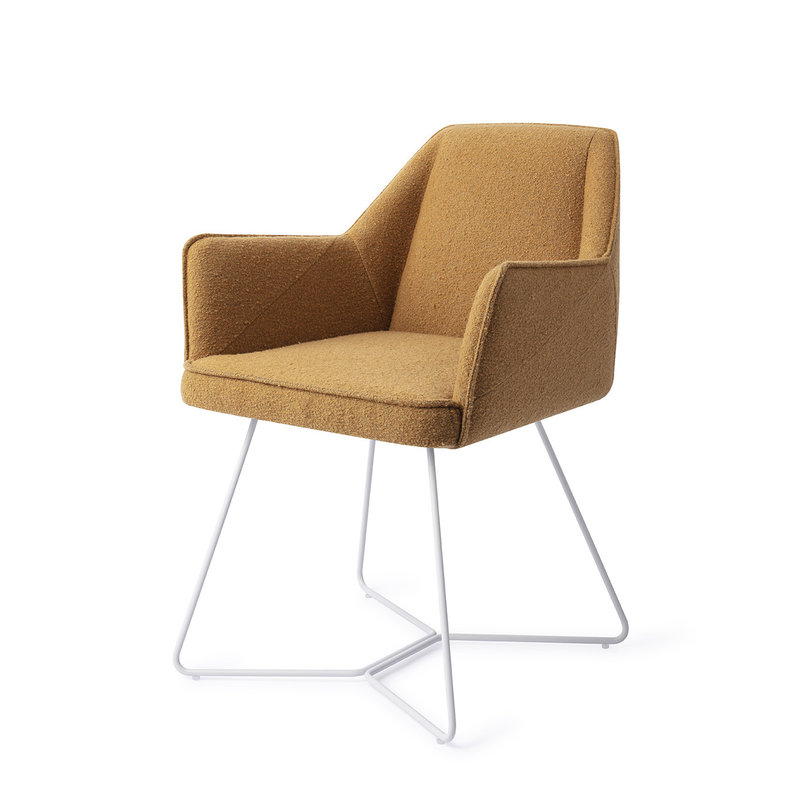 Jesper Home Tome Eetkamerstoel - Masai Giraffe, Beehive White