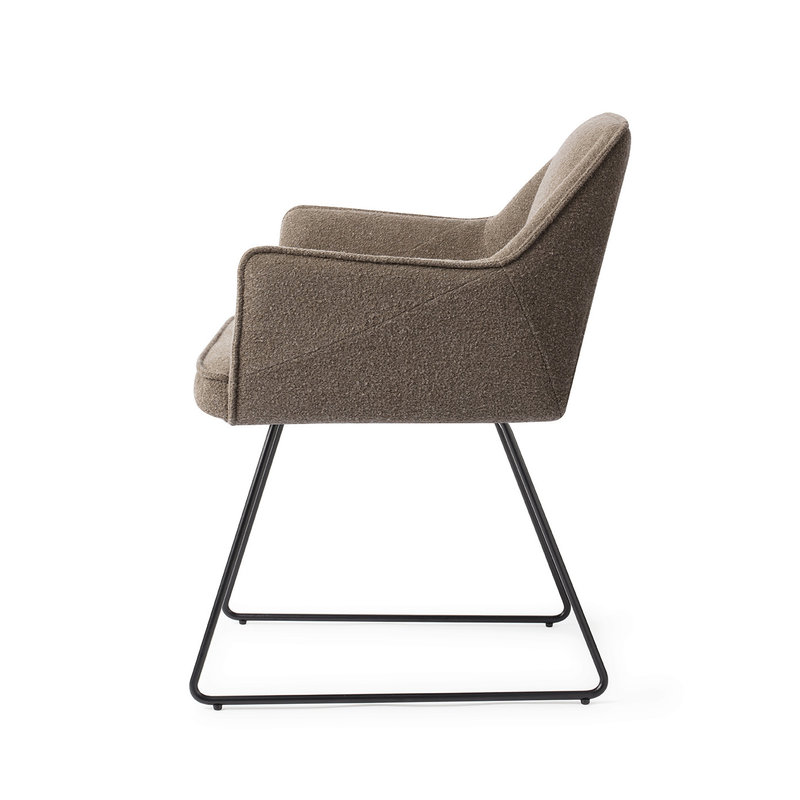 Jesper Home Tome Eetkamerstoel - Idaho Potato, Slide Black