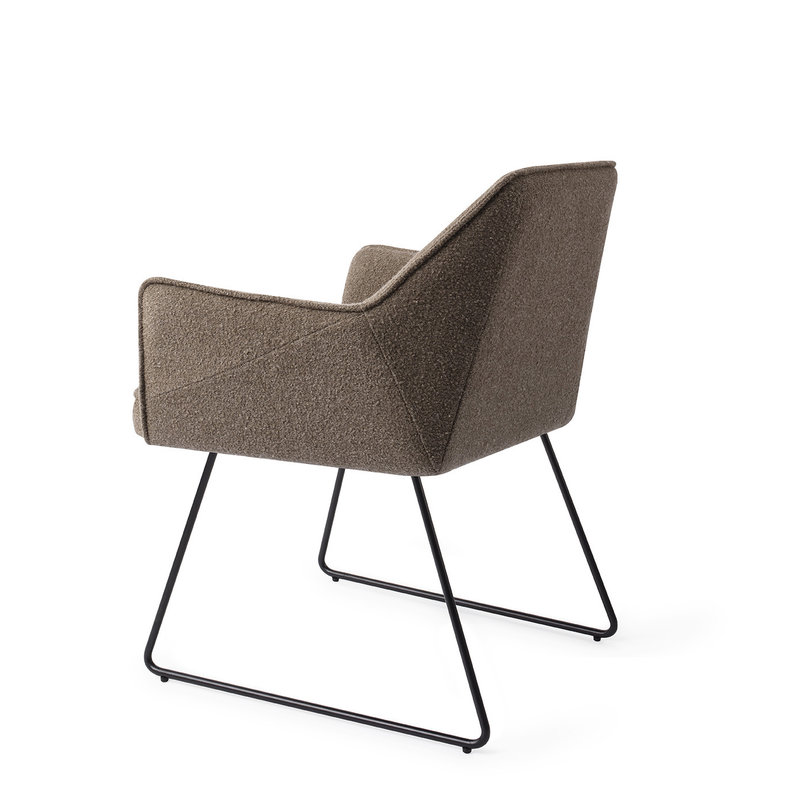Jesper Home Tome Eetkamerstoel - Idaho Potato, Slide Black