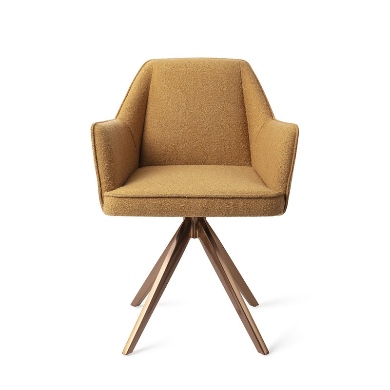 Jesper Home-collectie Tome Eetkamerstoel - Masai Giraffe, Turn Rose