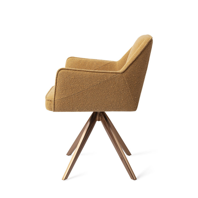 Jesper Home-collectie Tome Eetkamerstoel - Masai Giraffe, Turn Rose