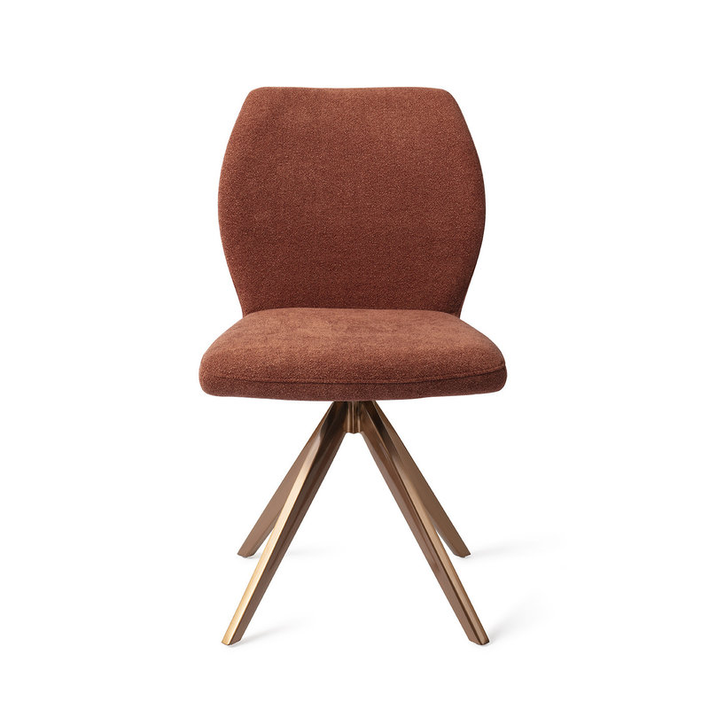 Jesper Home-collectie Ikata Eetkamerstoel Cosy Copper - Turn Rose