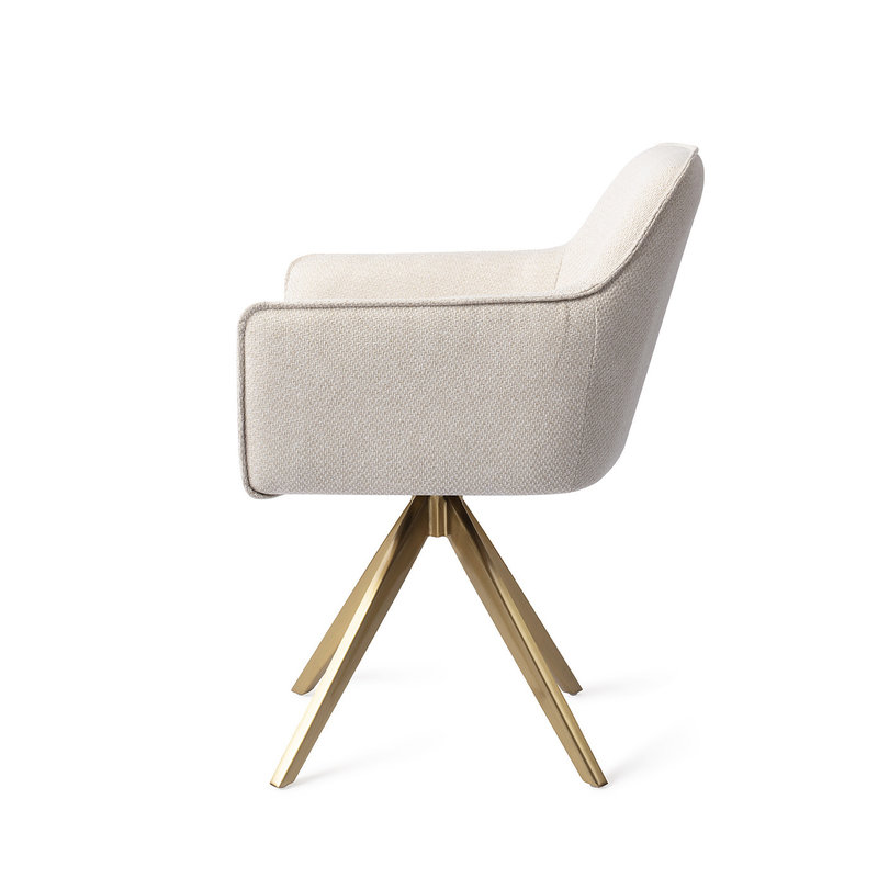 Jesper Home-collectie Hofu Eetkamerstoel -  Enoki, Turn Gold