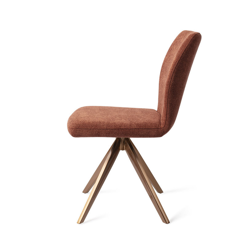 Jesper Home-collectie Ikata Eetkamerstoel Cosy Copper - Turn Rose