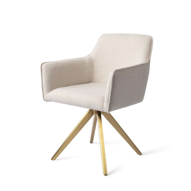 Jesper Home-collectie Hofu Eetkamerstoel -  Enoki, Turn Gold