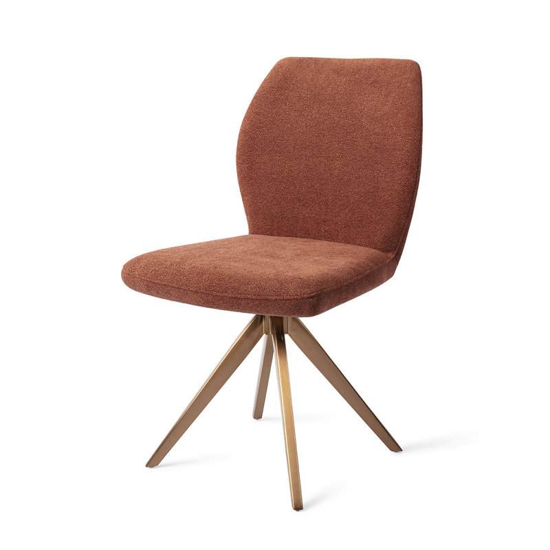 Jesper Home-collectie Ikata Eetkamerstoel Cosy Copper - Turn Rose