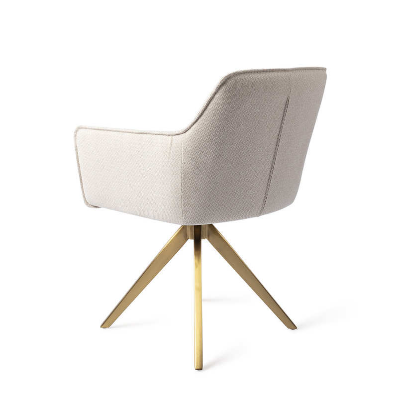 Jesper Home-collectie Hofu Eetkamerstoel -  Enoki, Turn Gold