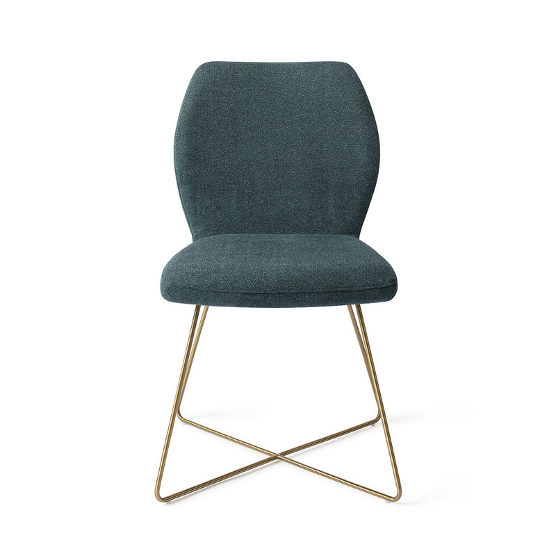 Jesper Home-collectie Ikata Eetkamerstoel Merry Mermaid - Cross Gold