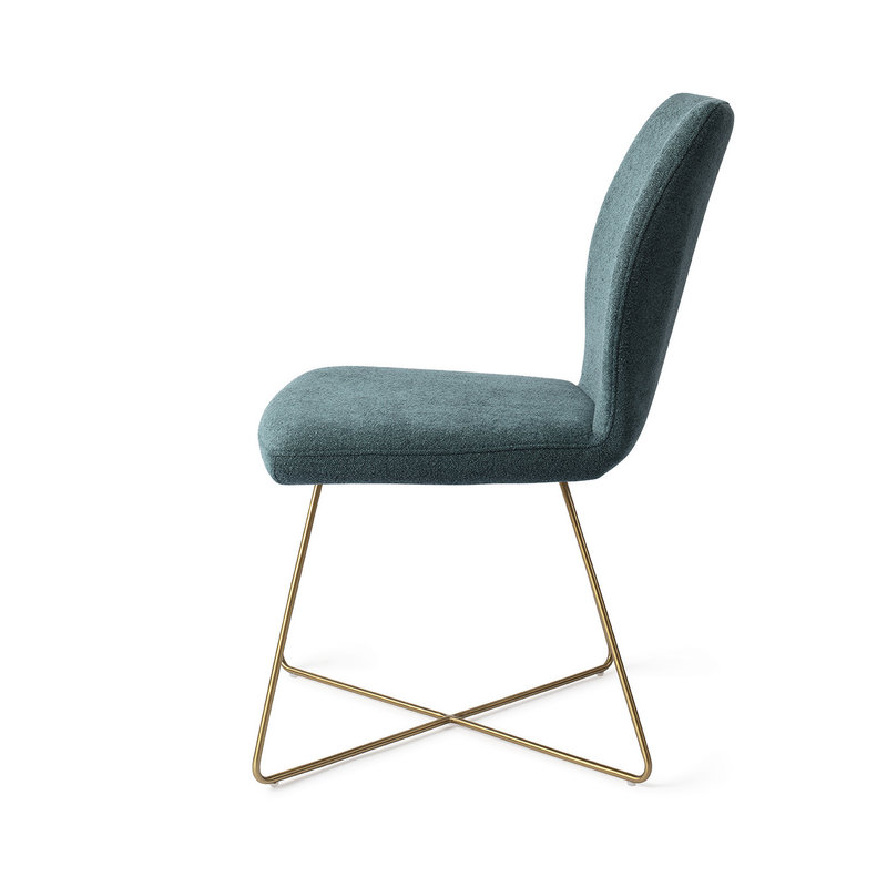 Jesper Home-collectie Ikata Eetkamerstoel Merry Mermaid - Cross Gold