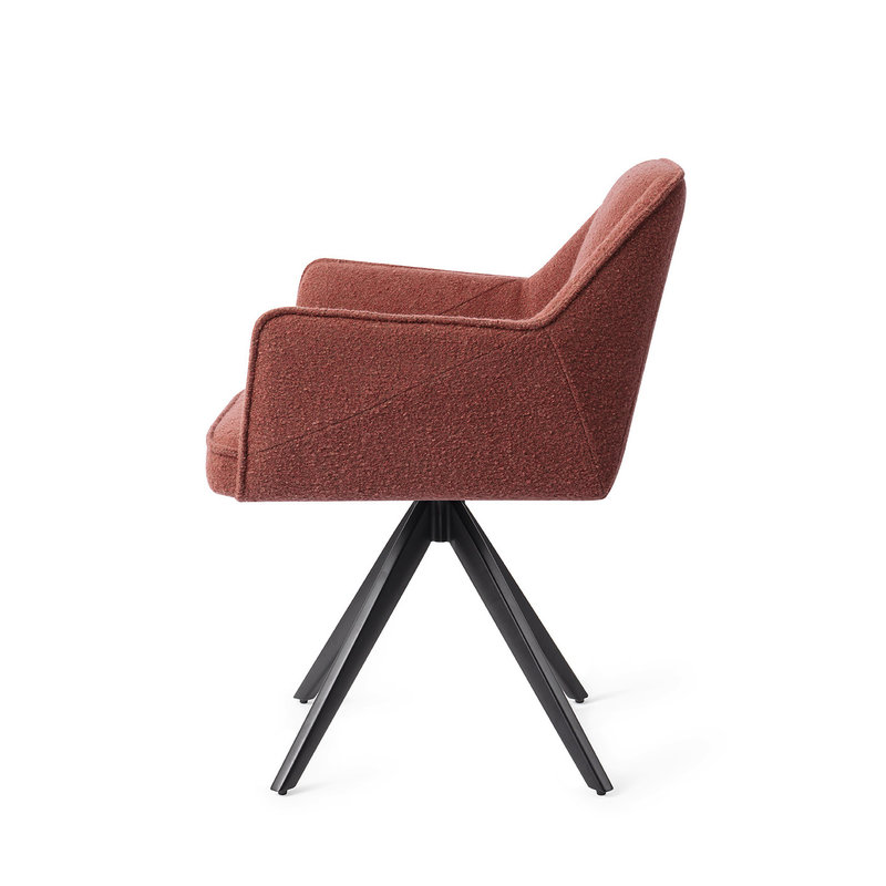 Jesper Home Tome Eetkamerstoel - Shabby Saffron, Turn Black