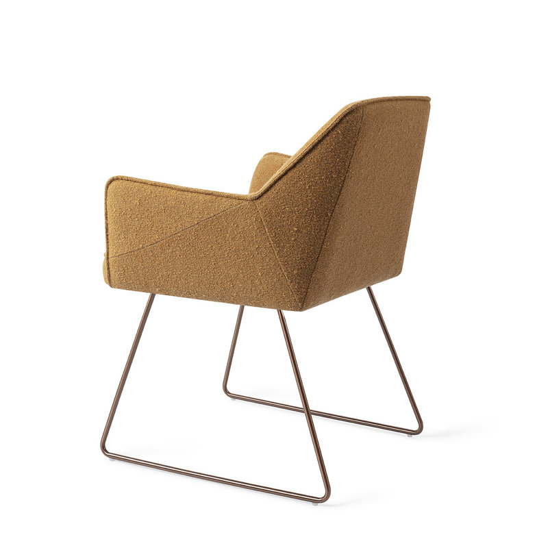 Jesper Home-collectie Tome Eetkamerstoel - Masai Giraffe, Slide Rose