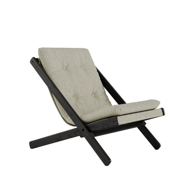 Karup Design-collectie BOOGIE BLACK LACQUERED BEECH W. BOOGIE MATTRESS NATURAL