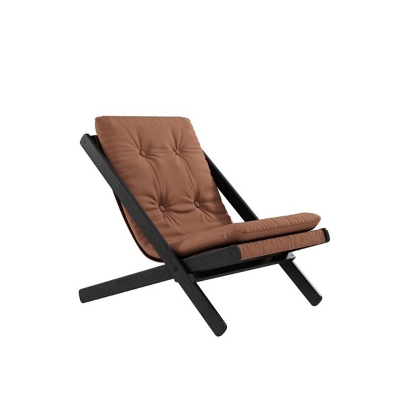 Karup Design-collectie BOOGIE BLACK LACQUERED BEECH W. BOOGIE MATTRESS NATURAL