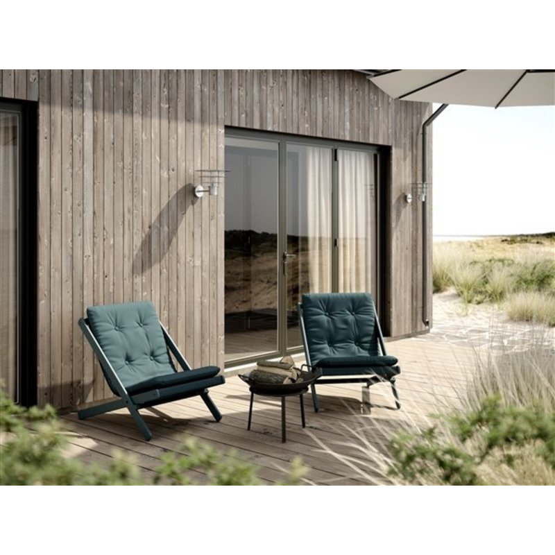 Karup Design-collectie BOOGIE BLUE BREEZE LACQUERED BEECH W. BOOGIE MATTRESS BEACH BLUE