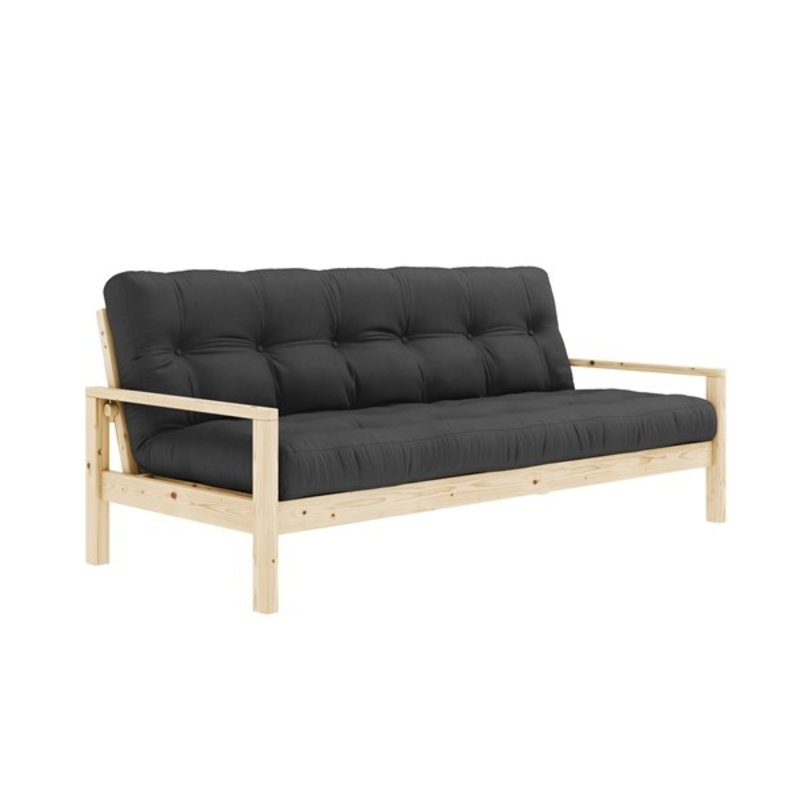 Karup Design-collectie KNOB CLEAR LACQUERED W. 5-LAYER MIXED MATTRESS IVORY