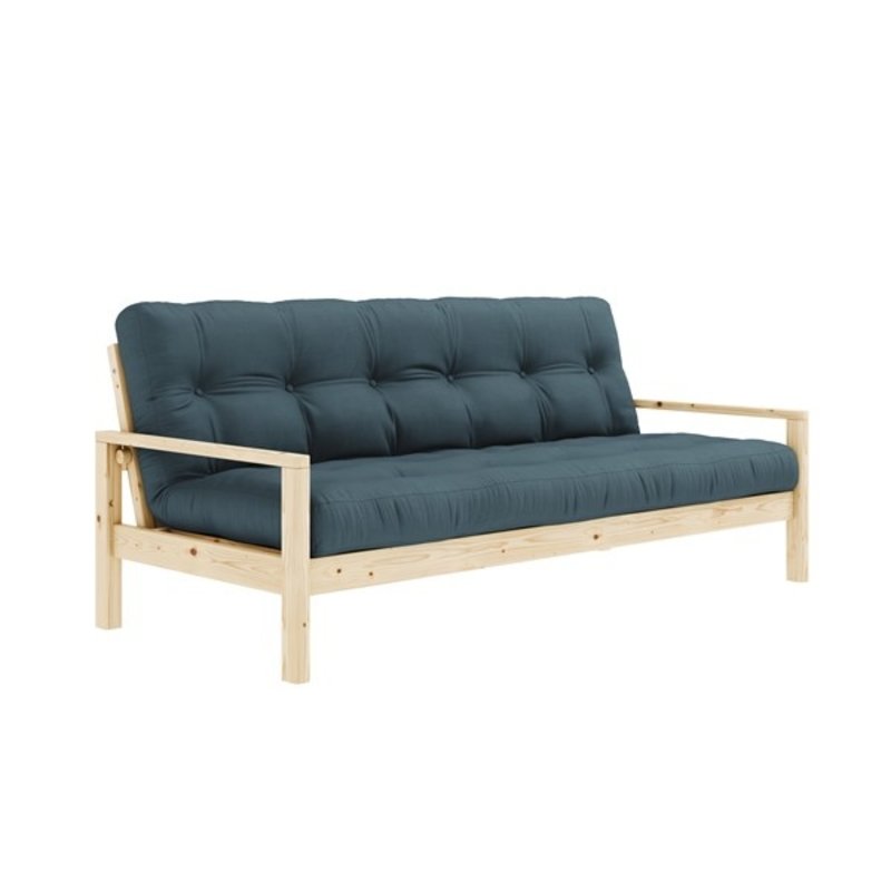 Karup Design-collectie KNOB CLEAR LACQUERED W. 5-LAYER MIXED MATTRESS IVORY