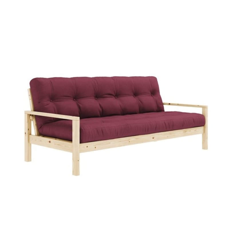 Karup Design-collectie KNOB CLEAR LACQUERED W. 5-LAYER MIXED MATTRESS IVORY