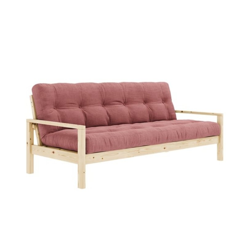 Karup Design-collectie KNOB CLEAR LACQUERED W. 5-LAYER MIXED MATTRESS IVORY