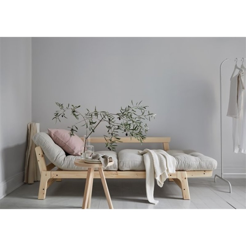 Karup-collectie STEP CLEAR LACQUERED W. STEP MATTRESSES NATURAL