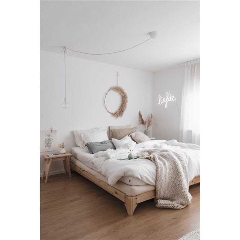Karup Design-collectie ELAN BED CLEAR LACQUERED 140 X 200