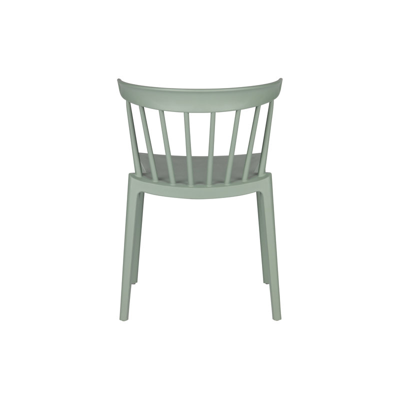 WOOOD-collectie Bliss Chair Plastic Jade Green