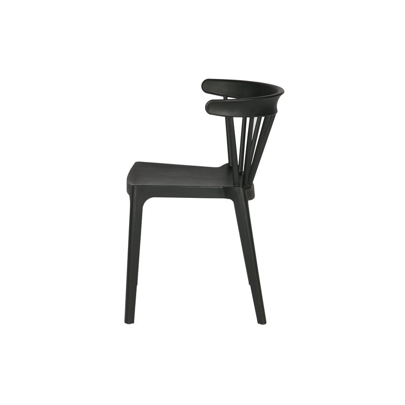 WOOOD-collectie Bliss Chair Plastic Black