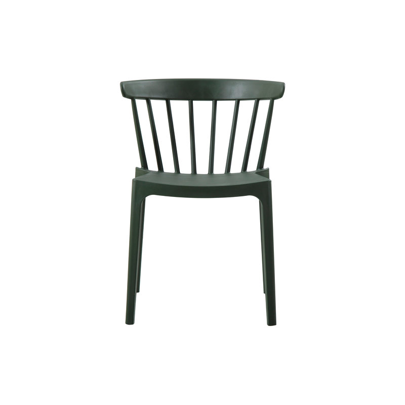 WOOOD-collectie Bliss Chair Plastic Army Green