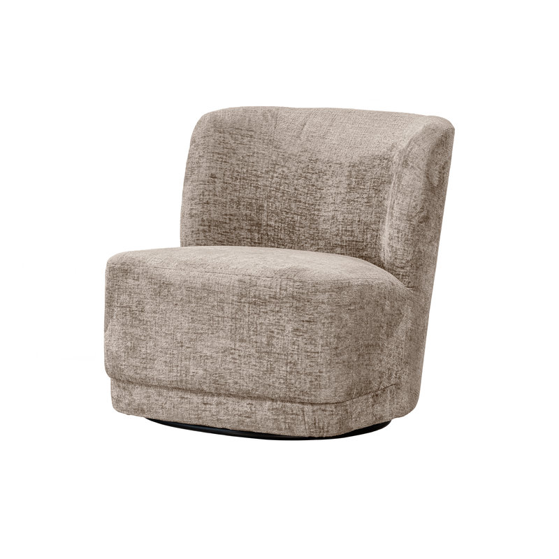 WOOOD-collectie Atty Swivel Armchair Sand