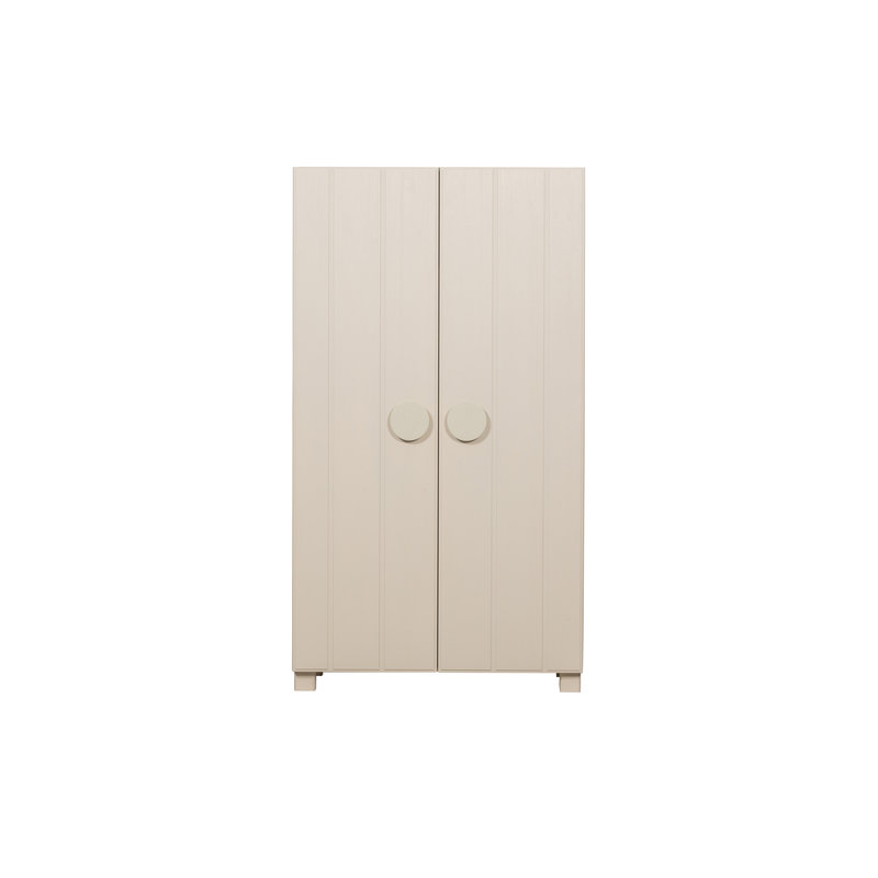WOOOD-collectie Noah 2-drs Kast Geborsteld Grenen Dust [fsc]