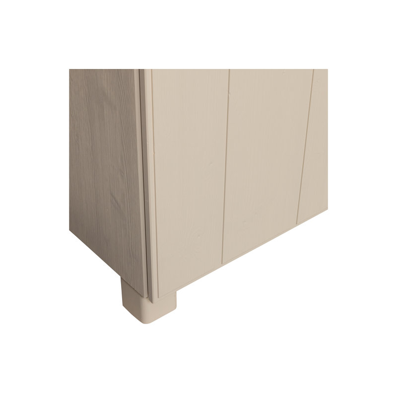 WOOOD-collectie Noah 2-drs Kast Geborsteld Grenen Dust [fsc]