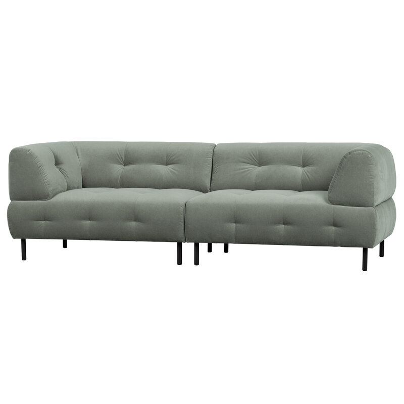 WOOOD-collectie Lloyd 4-zits Bank Gewassen Fluweel Waterplant