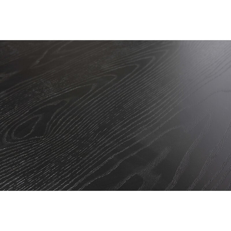 WOOOD-collectie Bruno Eettafel Rond Mdf Zwart Ø120cm