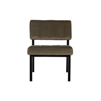 WOOOD Exclusive Kaja Fauteuil Velvet Army