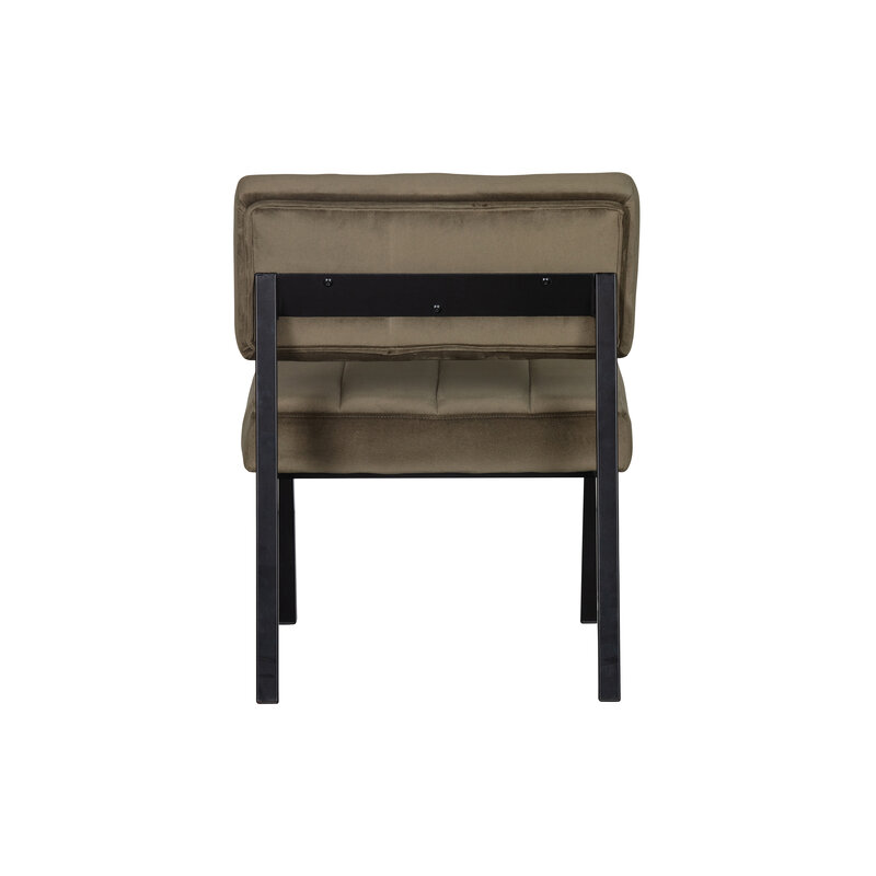 WOOOD Exclusive-collectie Kaja Fauteuil Velvet Army