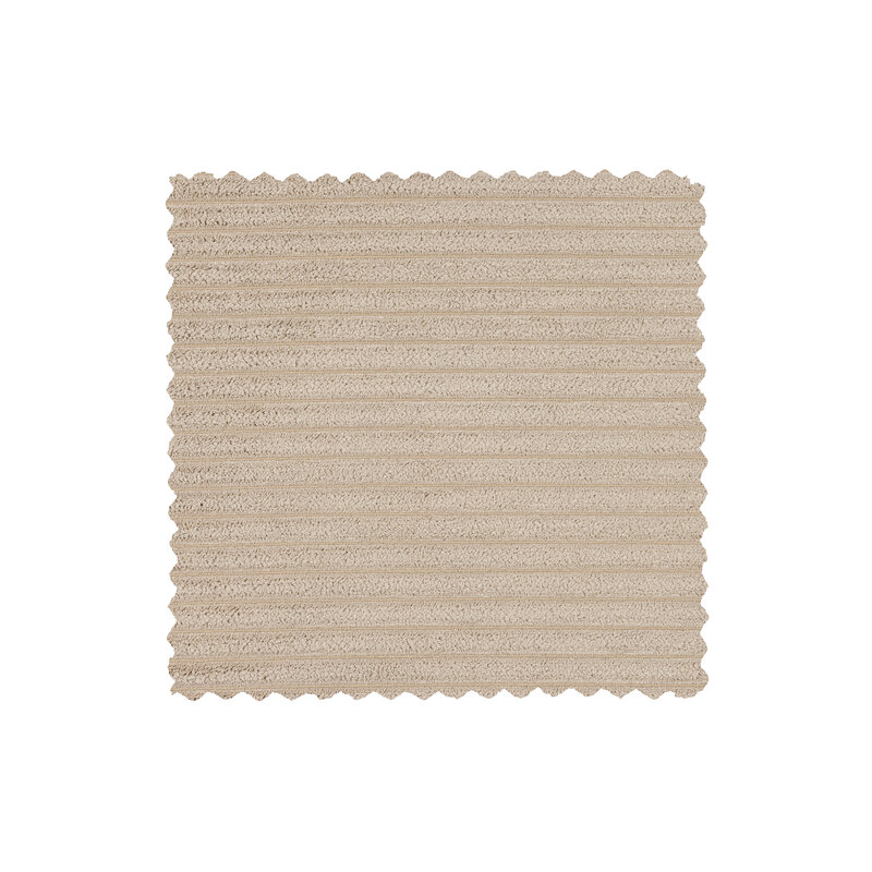 WOOOD-collectie Bean Fauteuil Grove Ribstof Travertin