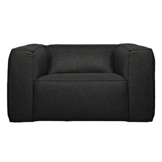 WOOOD Exclusive Bean Fauteuil Incl. Kussen Donkergrijs Gemeleerd