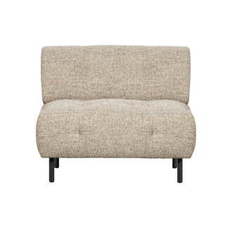 WOOOD Exclusive Lloyd Fauteuil Grof Geweven Naturel Melange