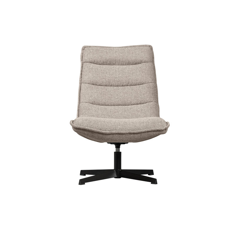 WOOOD Exclusive-collectie Nika Draaifauteuil Boucle Taupe Melange