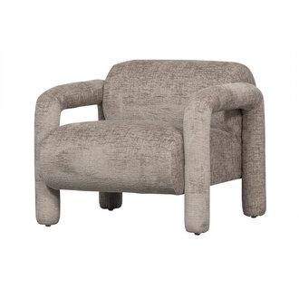 WOOOD Lenny Fauteuil In Grove Textuur Zand