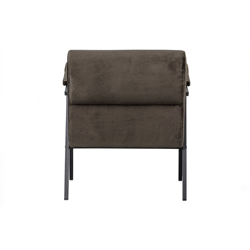 WOOOD-collectie Scott Fauteuil Velvet Warm Groen