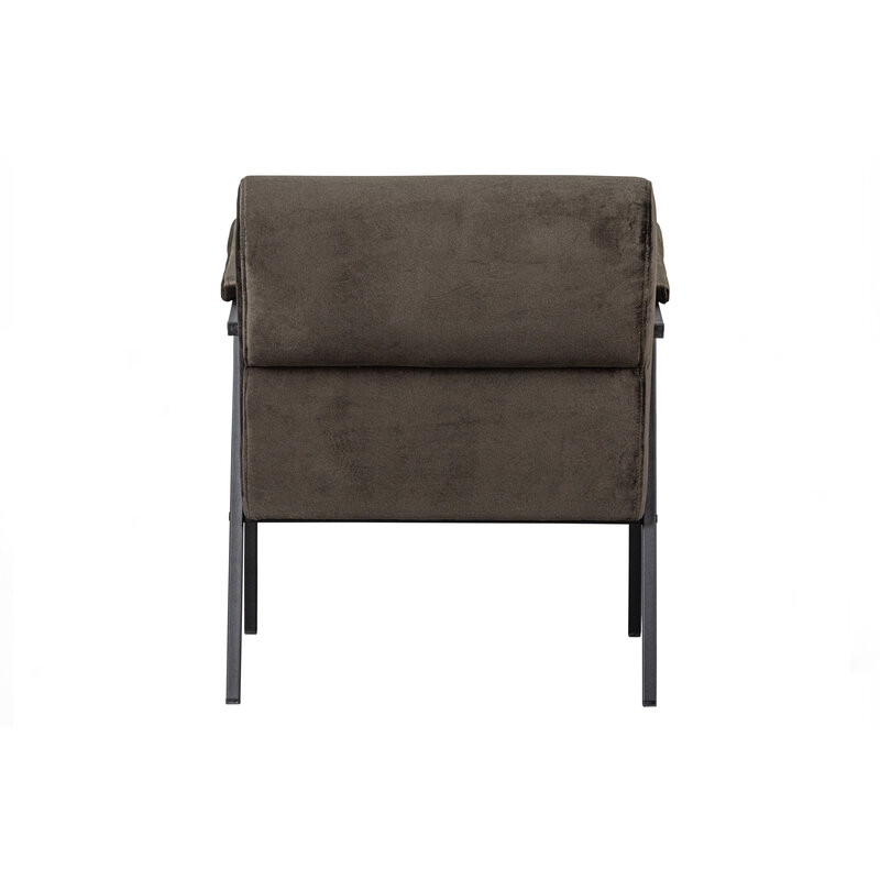 WOOOD Exclusive-collectie Scott Fauteuil Velvet Warm Groen