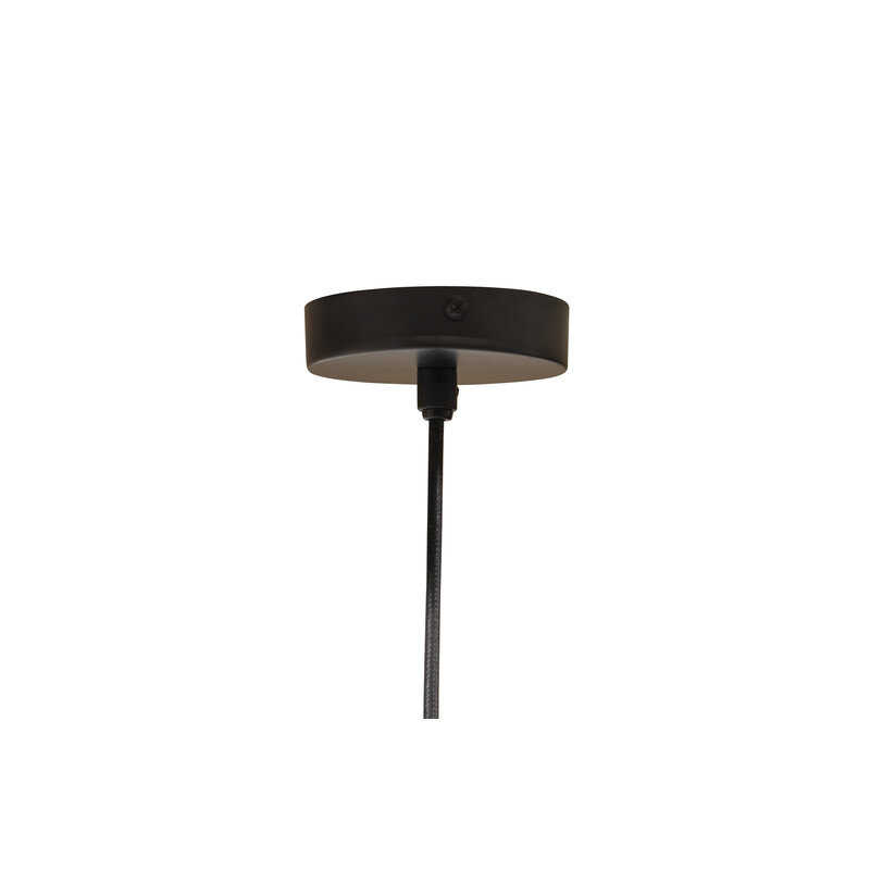 WOOOD-collectie Tirsa Hanglamp 46cm Metaal Zwart Brass