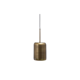 WOOOD Safa Hanging Lamp Vertical Metal Glass Black Brass