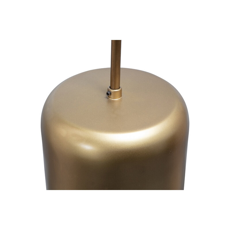 WOOOD-collectie Safa Hanglamp Verticaal Metaal Glas Brass