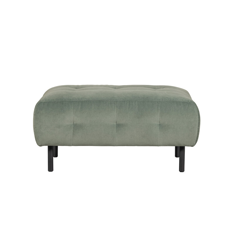 WOOOD-collectie Lloyd Pouf Washed Velvet Waterplant
