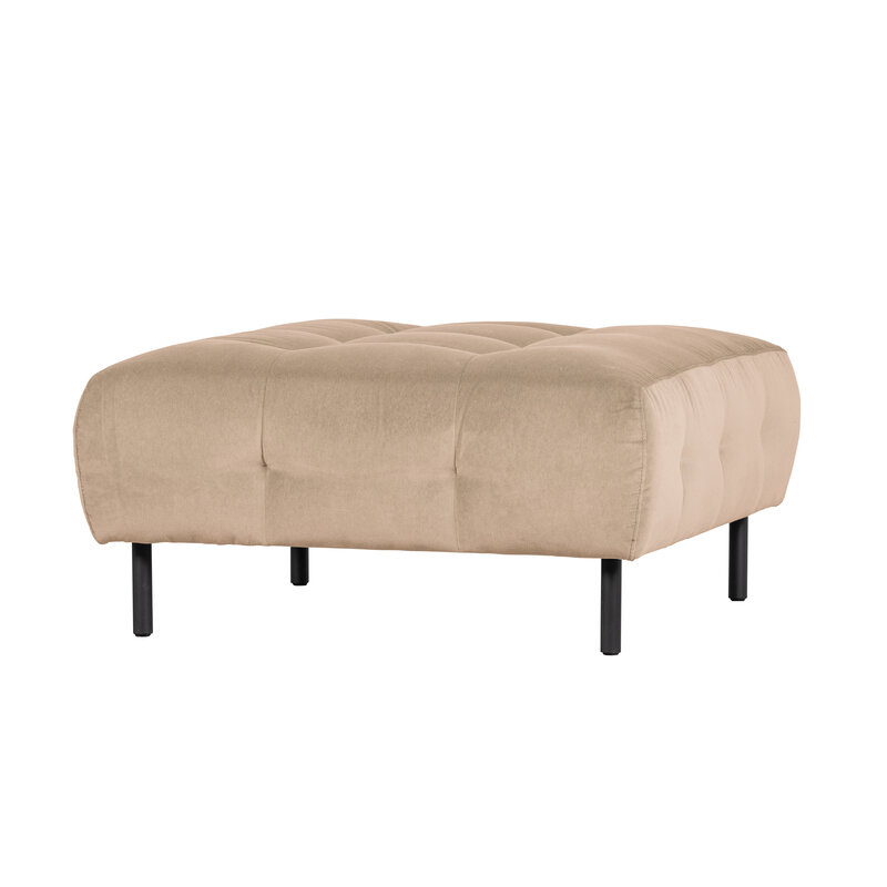 WOOOD-collectie Lloyd Pouf Washed Velvet Sea Salt