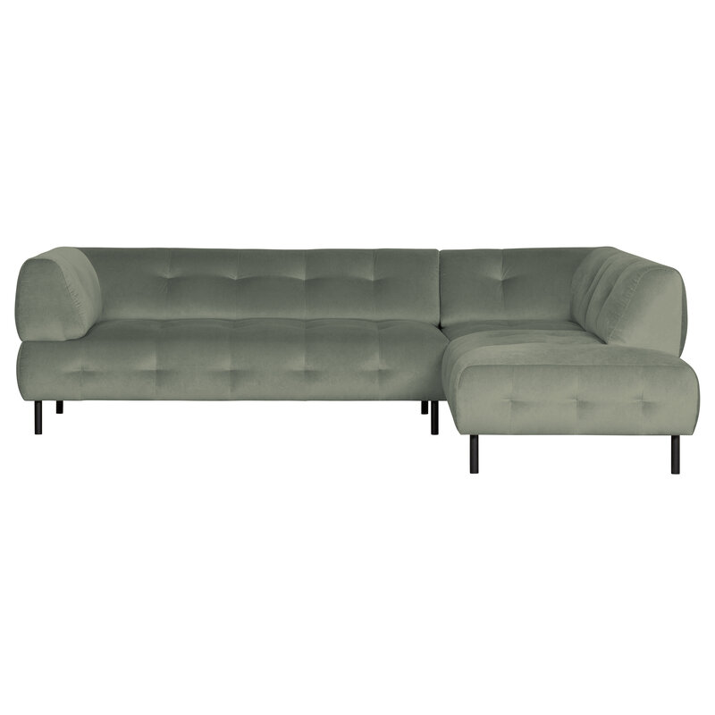WOOOD-collectie Lloyd Corner Sofa Right Washed Velvet Waterplant