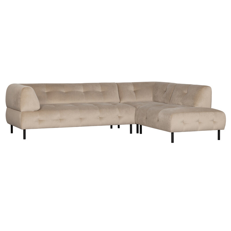 WOOOD-collectie Lloyd Corner Sofa Right Washed Velvet Sea Salt