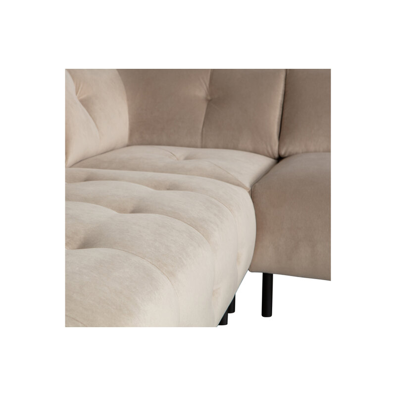 WOOOD-collectie Lloyd Corner Sofa Right Washed Velvet Sea Salt