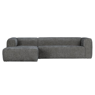 WOOOD Bean Hoekbank Links Grove Melange Stof Terrazzo